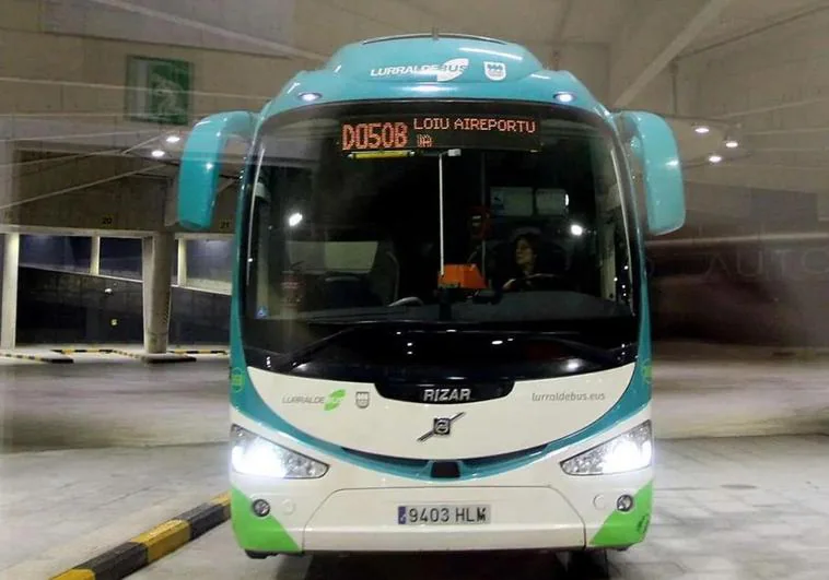 Así quedan las nuevas tarifas del autobús de Lurraldebus al aeropuerto de Loiu